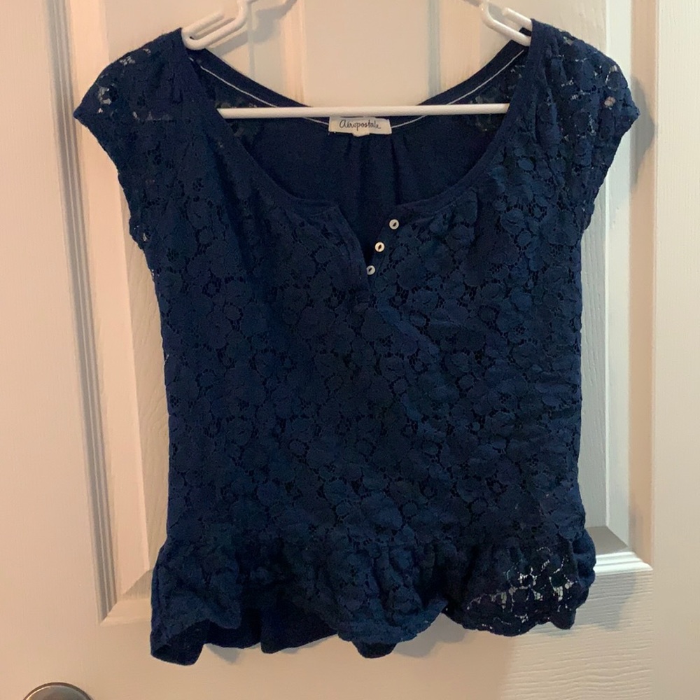 Lace shirt 🦋💙🐬